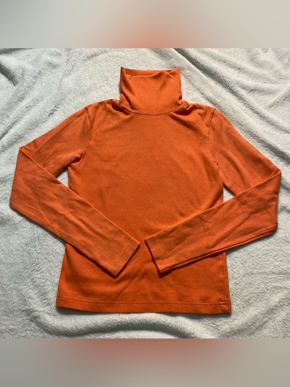 Energie Bright Orange Turtleneck top
